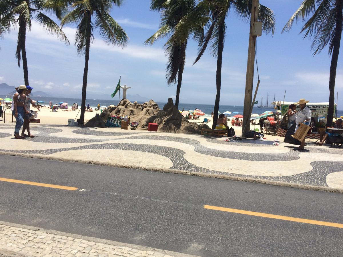 ריו דה ז'ניירו Apartamento Copacabana - Quadra Da Praia מראה חיצוני תמונה